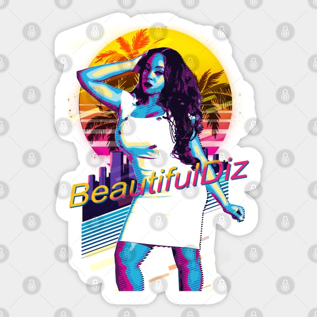 Miami Nights with BeautifulDiz Sticker by BeautifulDiz